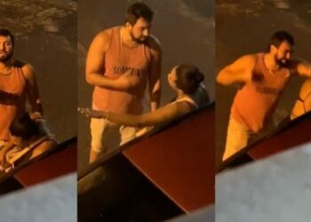 Homem é flagrado espancando namorada com vários socos; assista o vídeo