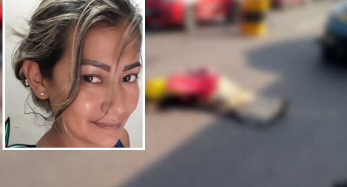 Mulher cai de motocicleta e tem cabeça esmagada por ônibus em Manaus