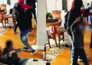 Menino de 5 anos ataca bandidos armados para defender a mãe; assista o vídeo