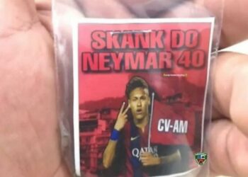 Traficante é preso vendendo drogas com foto do Neymar