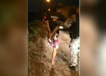 Vídeo: ladrão de uma perna só é preso ao ser flagrado dirigindo carro roubado