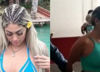 ‘Gostosona do crime’ é presa em supermercado roubando cerveja em Manaus; assista o vídeo