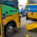 Acidente entre “amarelinhos” deixa quatro feridos em Manaus