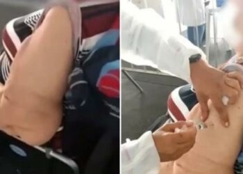 Técnica de enfermagem é afastada após ser flagrada fingindo aplicar vacina em idosa