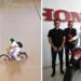 Enfermeira que atravessou enchente de bicicleta ganha motocicleta