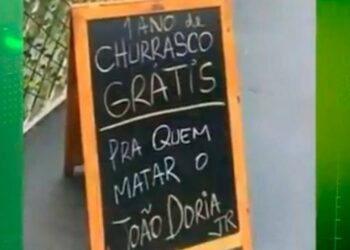 Comerciante oferece churrasco grátis a quem matar governador de São Paulo
