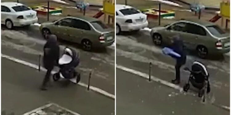 Imagens fortes! Homem se joga de 17º andar, cai em cima de recém-nascido e os dois morrem