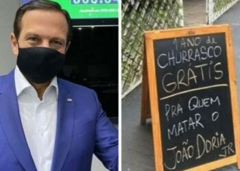 Comerciante é preso após oferecer churrasco para quem matar João Doria