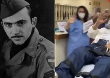 Ex-combatente amazonense que lutou na 2ª Guerra Mundial vence a Covid-19 aos 100 anos