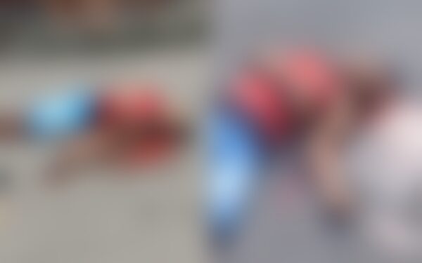 Imagens fortes! Homem tem cabeça dilacerada ao ser executado na frente de mercadinho onde trabalhava em Manaus