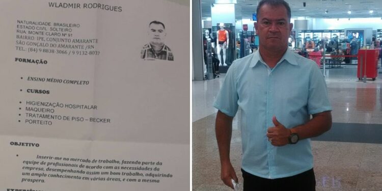 Homem que andava 25 km a pé para levar currículos consegue emprego: “Tô muito feliz”