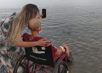 Paciente com câncer morre após hospital realizar o seu desejo de ver o mar