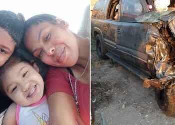 Menino de 11 anos salva sua família de carro em chamas após acidente