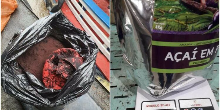 Cocaína negra com origem no AM é aprendida e preocupa à polícia: ‘Difícil de identificar’