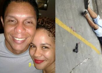 Policial mata a esposa e atira contra o próprio rosto na frente do Batalhão da PM