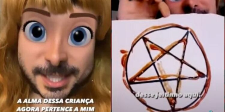 Homem fantasiado de Elsa, da Frozen, estimula crianças a realizarem ‘adoração satânica’ nas redes sociais