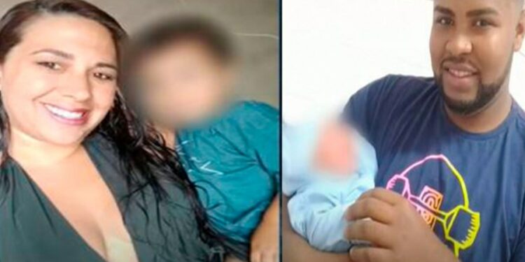 Mulher é esfaqueada pelo marido no momento em que dormia com filho no colo