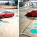 Carro passa por cima de frentista idoso em posto de combustível