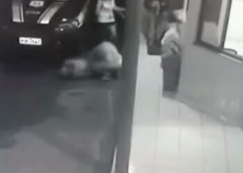 bebê de um ano é salva por policiais ao se afogar em piscina; assista o vídeo