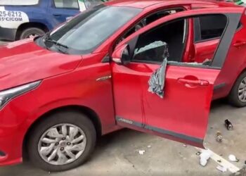 Em Manaus, gerente de posto de gasolina é atacado por assaltantes e foge para não ser feito de refém