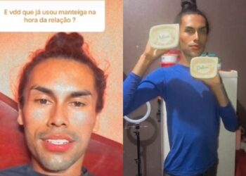 Blogueiro amazonense causa polêmica ao revelar que usou manteiga na hora do sexo