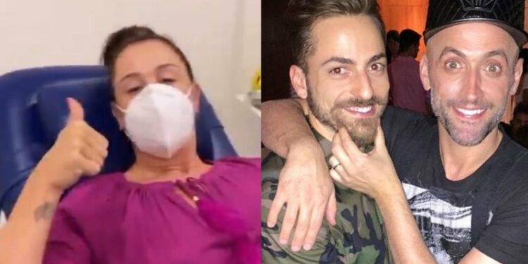 Claudia Raia doa sangue para Paulo Gustavo, internado por complicações da Covid-19