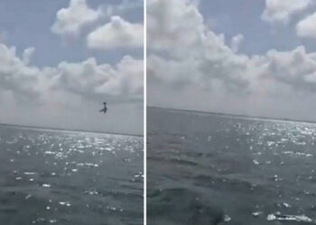 Revelação do sexo de bebê termina com queda de avião no mar e morte de duas pessoas; assista o vídeo