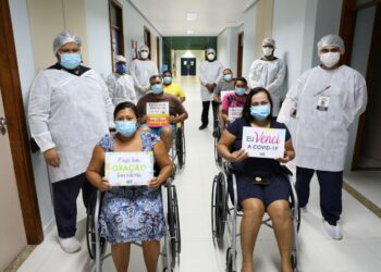 VITÓRIA: Hospital de Combate à Covid-19 Nilton Lins alcança cerca de 450 altas médicas