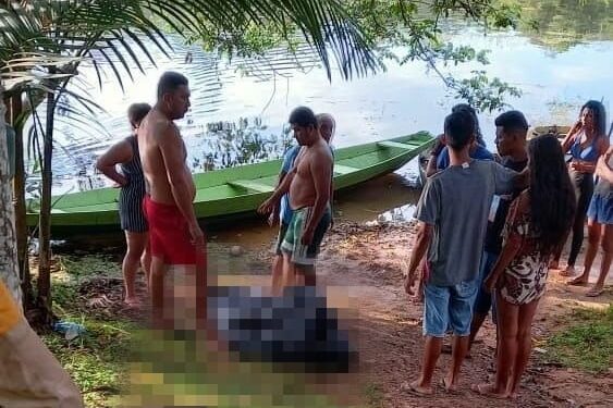 Pai encontra corpo de filho boiando em lago no interior do Amazonas