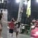 Cenas fortes! Mulher tem perna fraturada após ser atropelada por motocicleta em Manaus