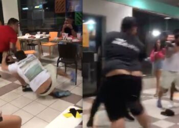 Clientes do MC Donalds saem na porrada por causa de batata frita
