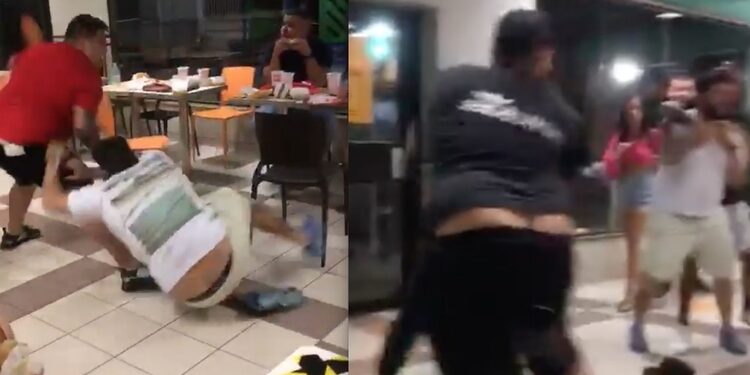 Clientes do MC Donalds saem na porrada por causa de batata frita