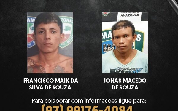 Criminosos são caçados após fugirem da carceragem da delegacia de Anamã
