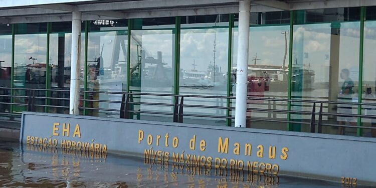 Nível do Rio Negro chega a 30 metros e atinge marca histórica em Manaus