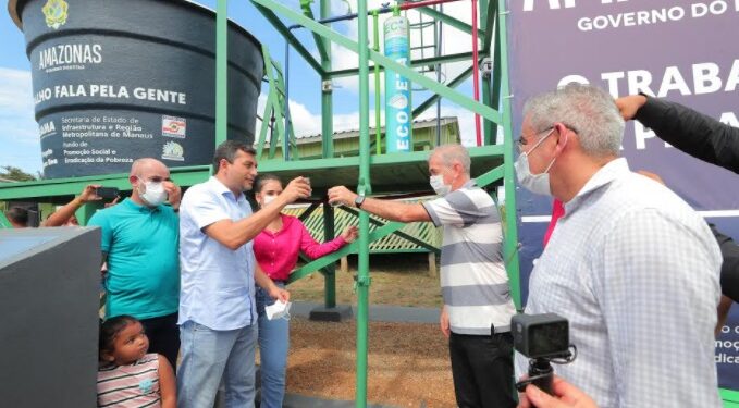 Wilson Lima anuncia investimento na rede de abastecimento de água de Autazes