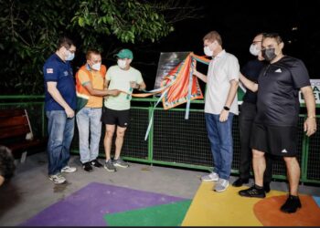 David Almeida e Marcos Rotta entregam Passeio do Mindu revitalizado