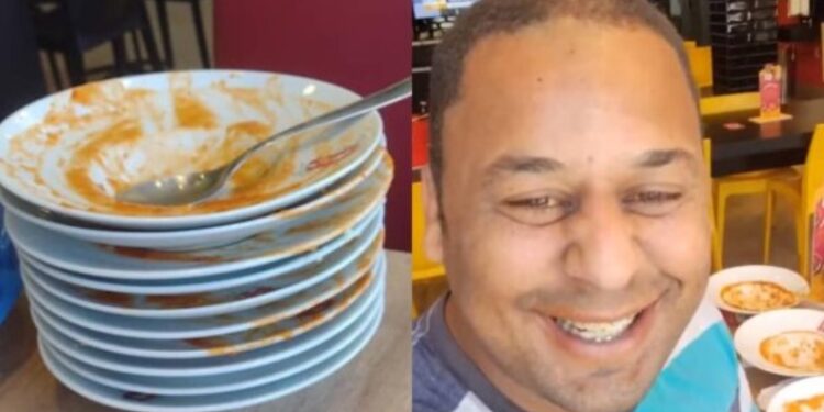 Homem é expulso de restaurante rodízio por comer demais