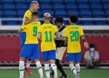 Brasil faz 4 x 2 na Alemanha em estreia nas Olimpíadas de Tóquio