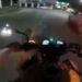 Motoqueiro em alta velocidade tenta passar por blitz mas acaba detido em Manaus; assista o vídeo