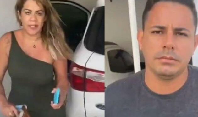 Mulher tenta fugir do motel após marido flagrá-la com amante; assista