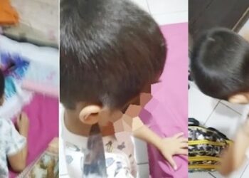 Vídeo: Mãe ameaça filhos com faca para chamar atenção de ex-companheiro