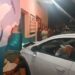 Carro desgovernado invade igreja e deixa quatro gravemente feridos