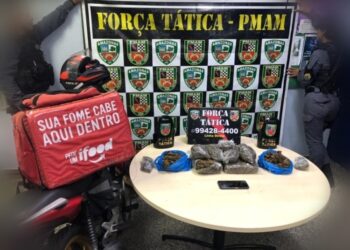 Delivery de maconha: entregador é preso na zona Centro-Oeste de Manaus
