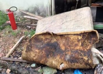 Colchão pega fogo em kitnet e três crianças foram salvas da morte em Manaus