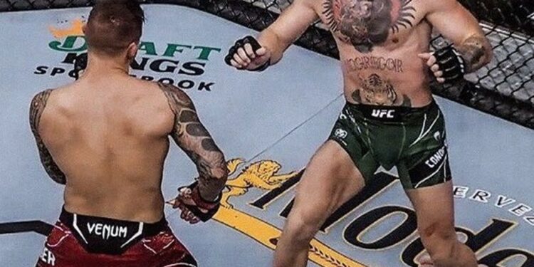 UFC: McGregor fratura o tornozelo e perde por nocaute técnico para Poirier