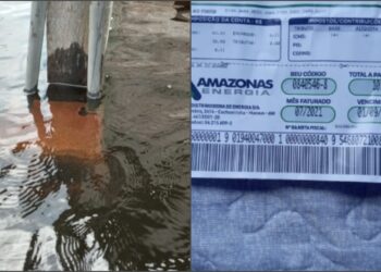 Morador recebe conta de luz mesmo com contador debaixo d´água