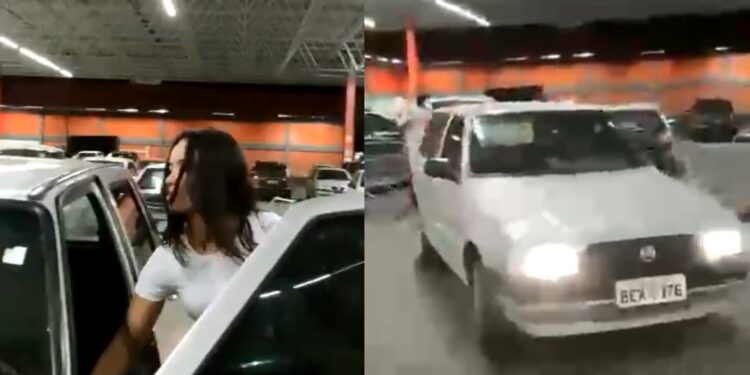 VÍDEO: Homem flagra esposa com ‘Ricardão’ em estacionamento de supermercado