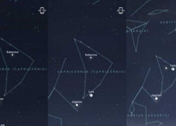 Conjunção entre Lua, Saturno e Júpiter: saiba como identificar o fenômeno no céu