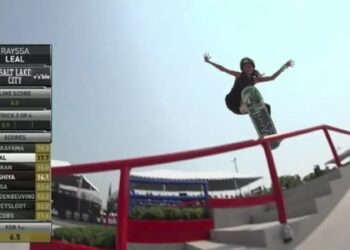 Rayssa Leal está na final da 1ª etapa do Mundial de Skate Street