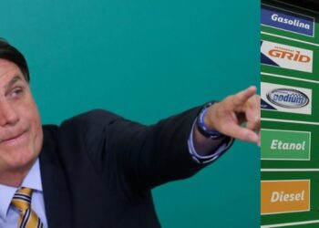 Bolsonaro afirma que gasolina e gás de cozinha estão baratos no Brasil